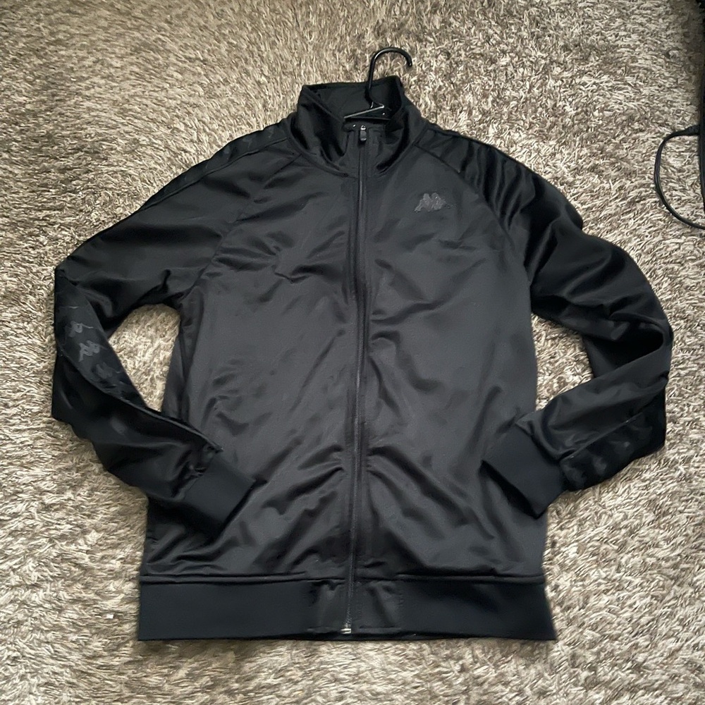 Kappa Men's Black Windbreaker Jacket